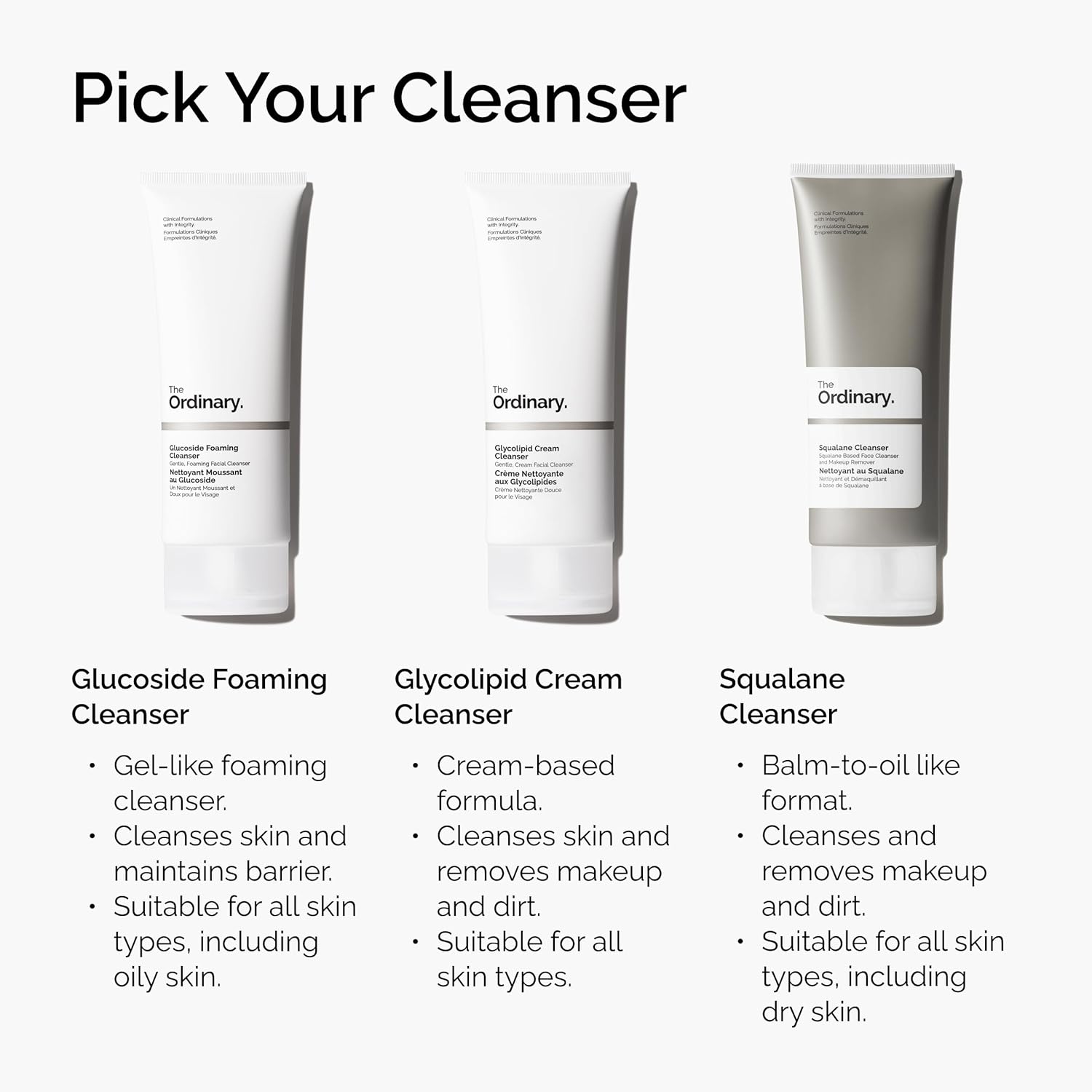 The Ordinary Squalane Cleanser | Gentle Facial Cleansing Balm